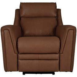 Parker Knoll Carolina Semi-Aniline Leather Recliner Armchair, Como Mink